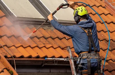 Démoussage et hydrofuge de toiture à Bémécourt